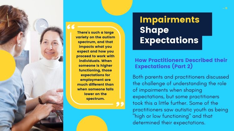 2 women sitting facing each other and chatting. One woman is wearing a white sweater, and the other woman is wearing a blue shirt and has a laptop in front of her.