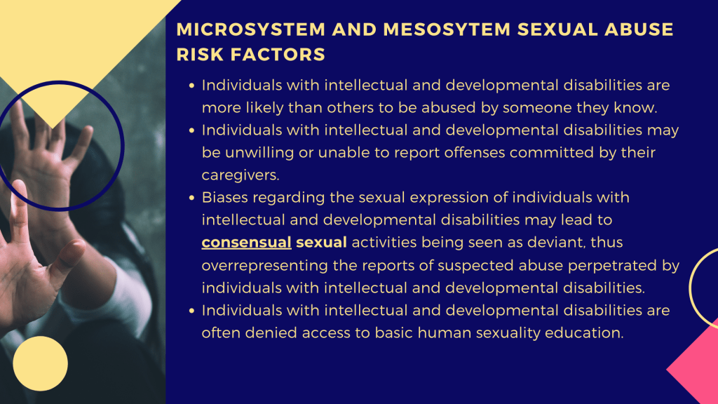 A young girl holding her hands up protecting her head. She is wearing a white shirt and black pants.