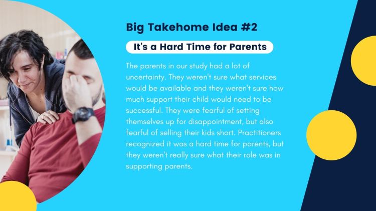 A young man wearing a red shirt and putting his hand on top of his nose. A young woman wearing a white t-shirt and a blue jacket leaning toward the man and placing her hand on his shoulder.