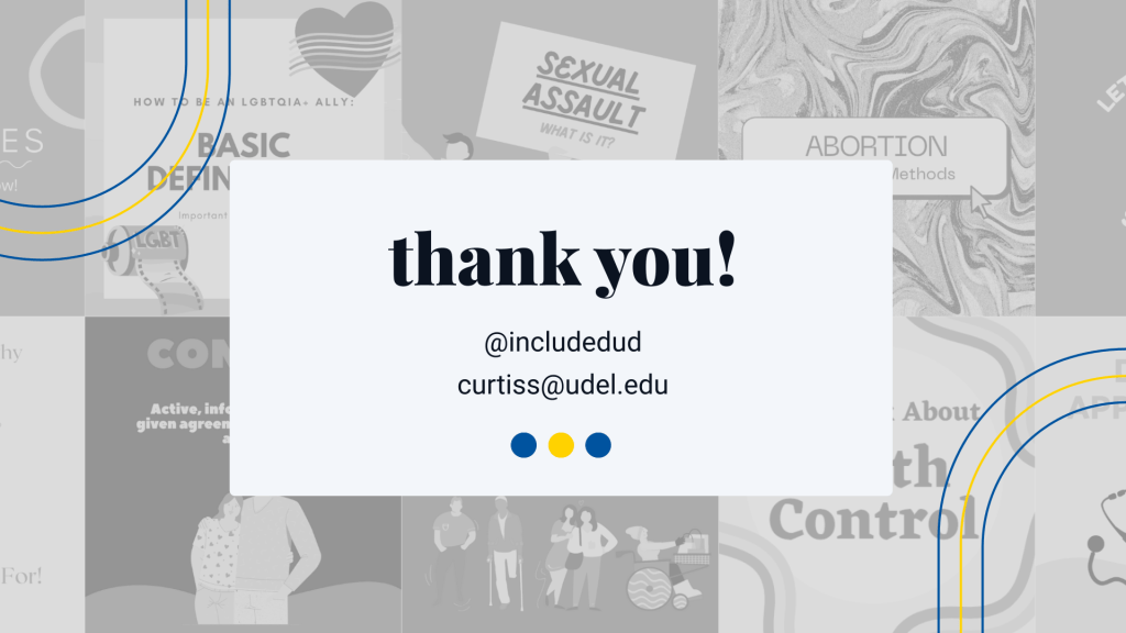 Thank you! @includedud curtiss@udel.edu